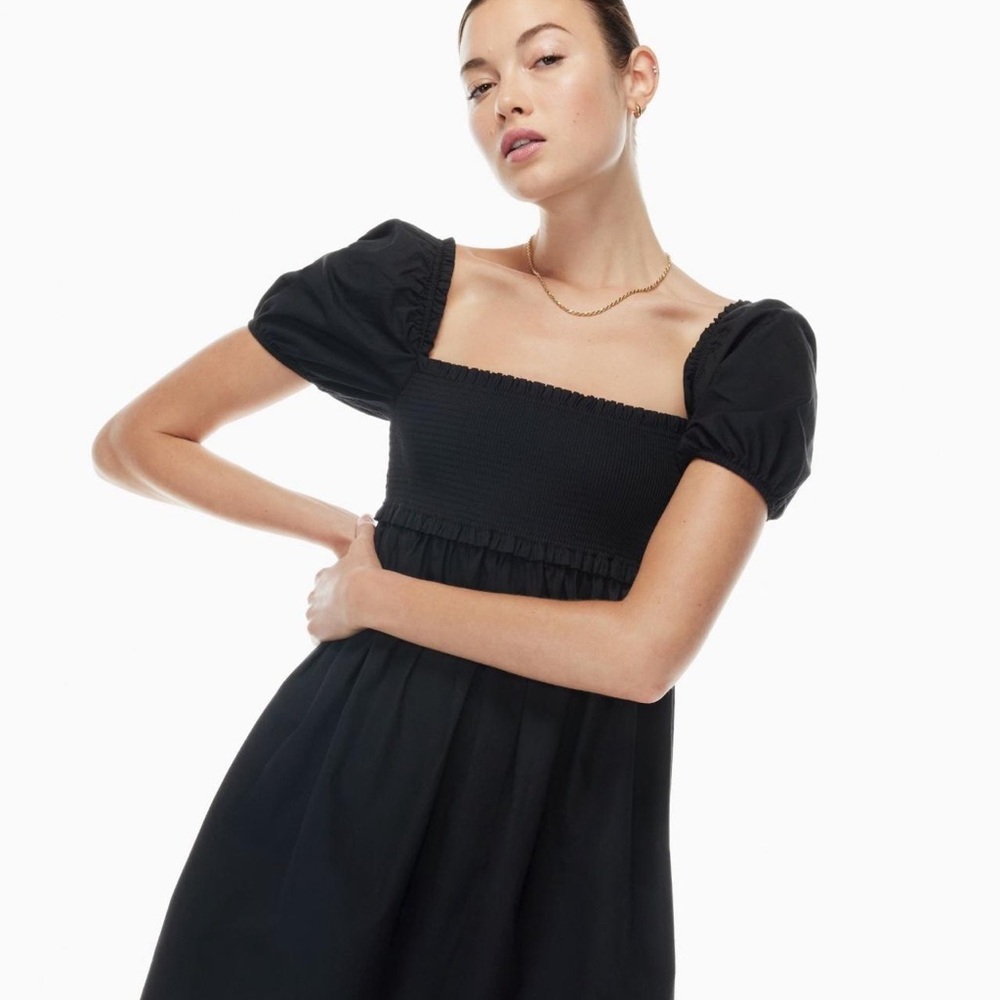 Aritzia Sunday Best Puff Sleeve Dress